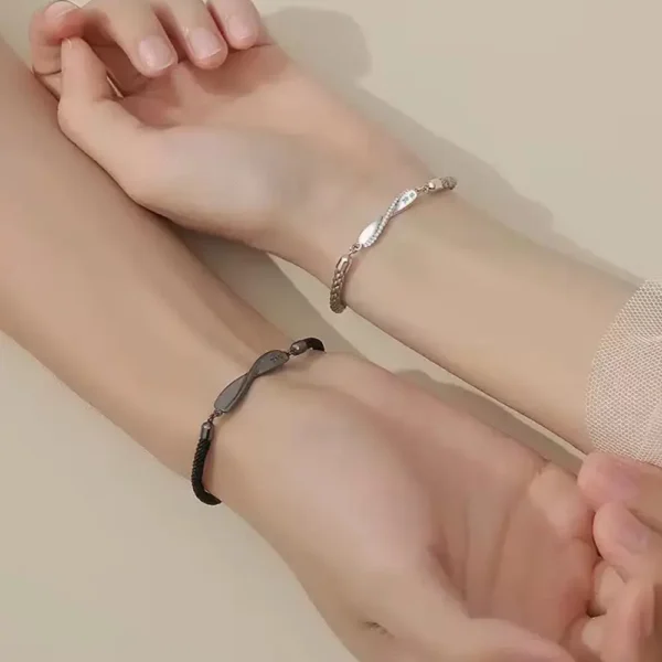 Infinity Bracelet 2Pcs Couple Bracelet Matching Gift Love Set